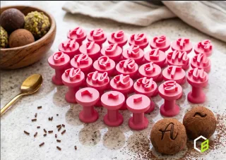 Carimbo de Letras para Doces